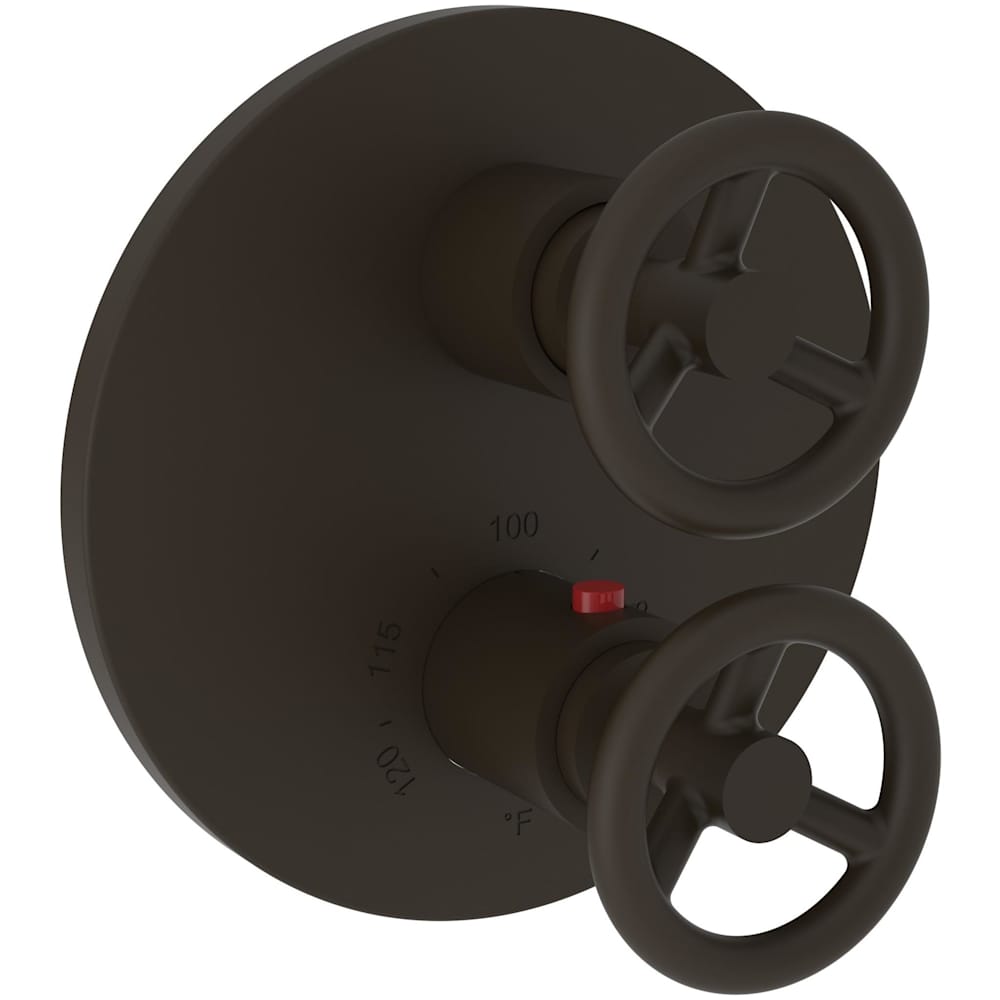 Slater Thermostatic Valve Trim Only with 2 Cross Handles - Less Rough In