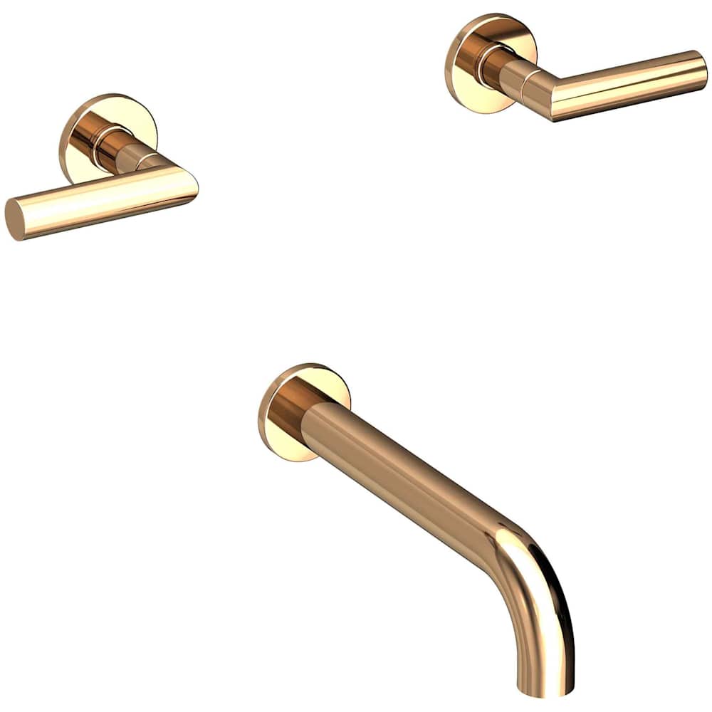 Pavani Wall Mounted Tub Spout with Dual Lever handles - Less Rough-In Valve