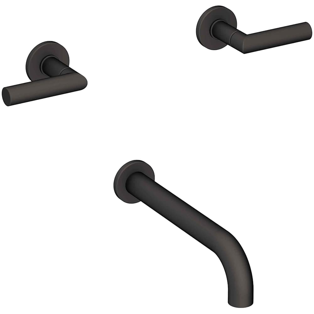 Pavani Wall Mounted Tub Spout with Dual Lever handles - Less Rough-In Valve