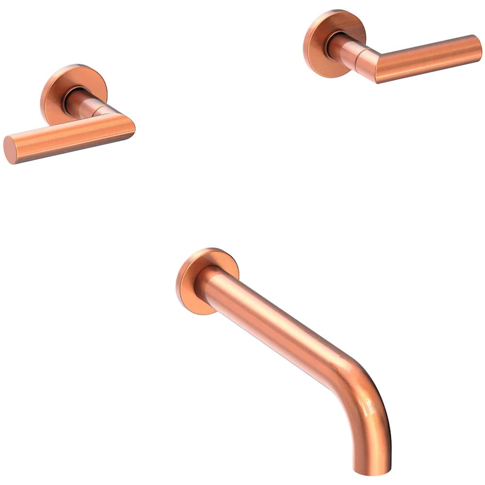 Pavani Wall Mounted Tub Spout with Dual Lever handles - Less Rough-In Valve