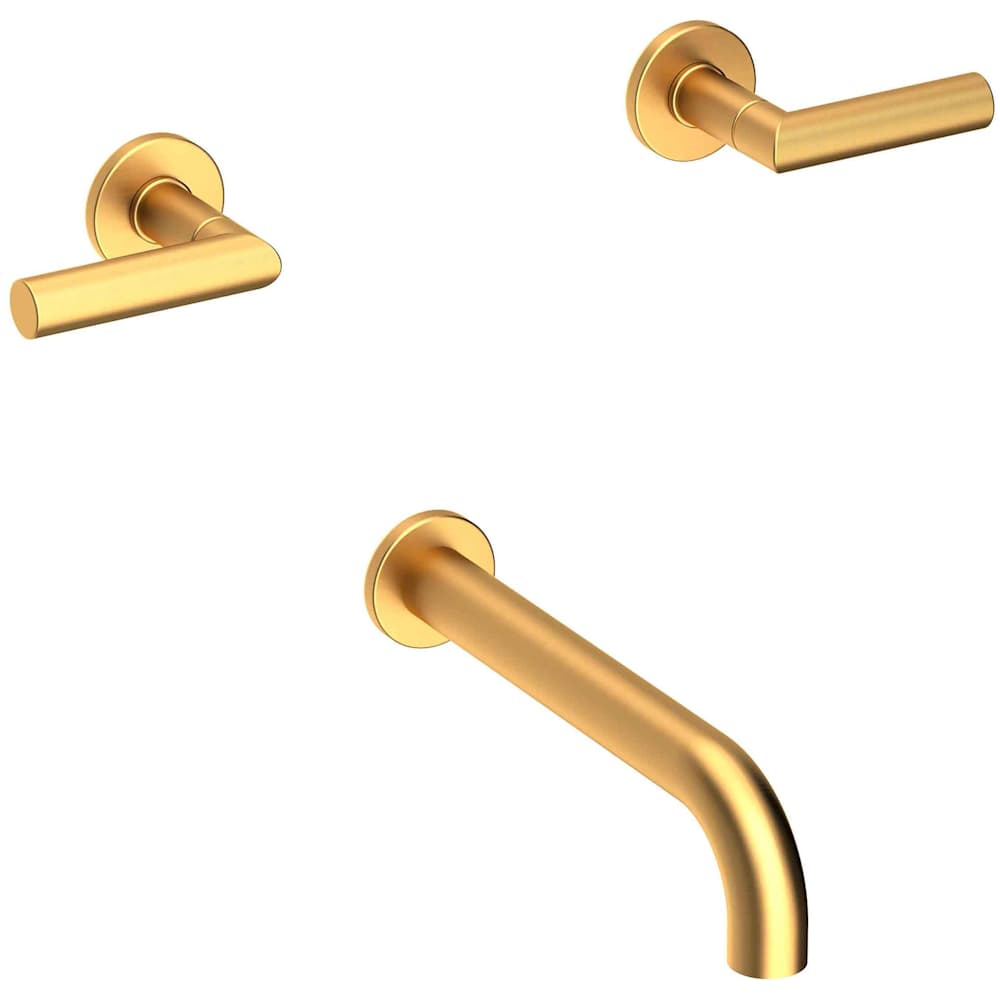 Pavani Wall Mounted Tub Spout with Dual Lever handles - Less Rough-In Valve