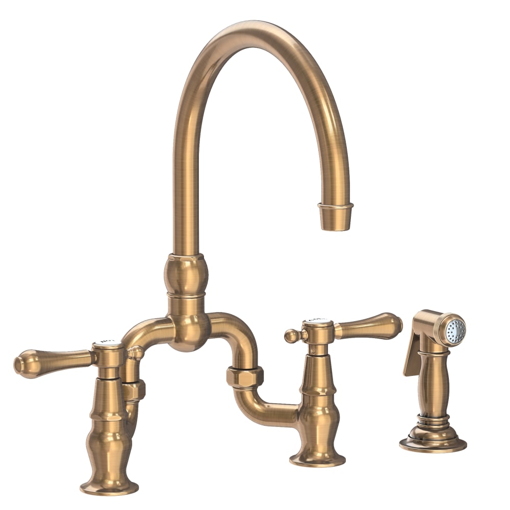Chesterfield 1.8 GPM Widespread Bridge Kitchen Faucet - Includes Side Spray