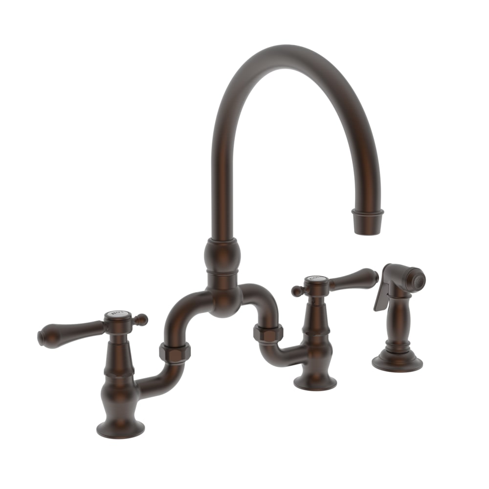 Chesterfield 1.8 GPM Widespread Bridge Kitchen Faucet - Includes Side Spray