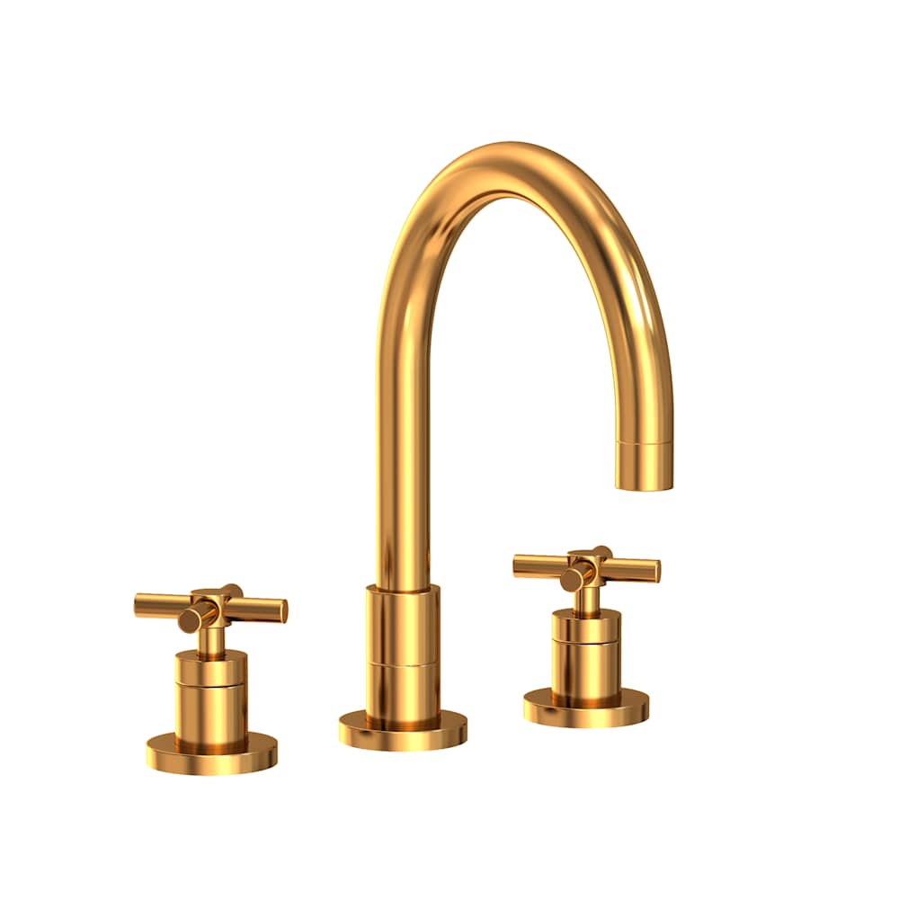 East Linear 1.8 GPM Widespread Kitchen Faucet