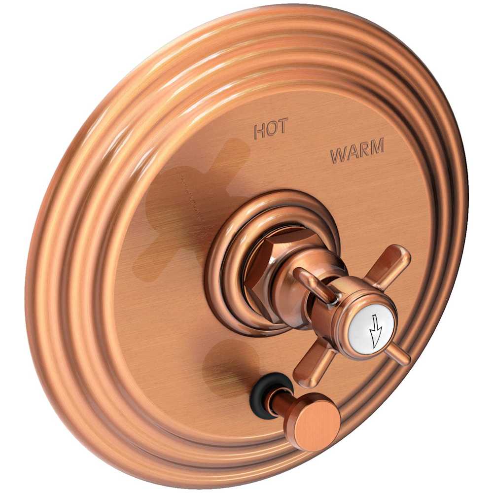 Pressure Balanced Tub and Shower Valve Trim with Integrated Diverter
