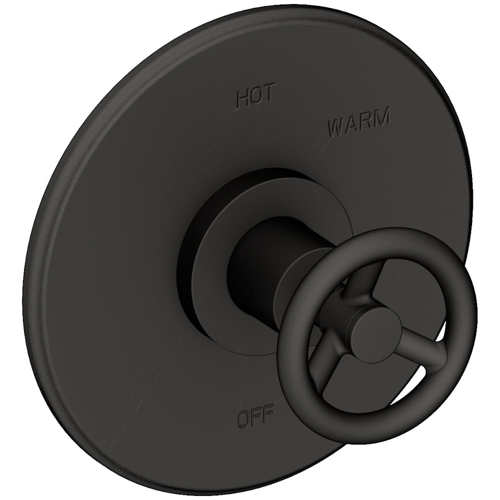 Slater 1/2" Round Pressure Balance Trim Plate with Handle