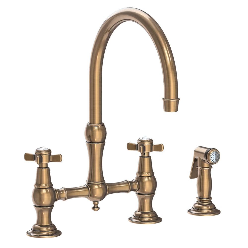 Fairfield 1.8 GPM Widespread Bridge Kitchen Faucet - Includes Side Spray