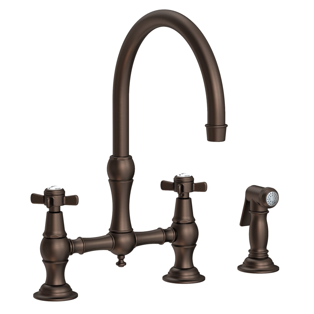 Fairfield 1.8 GPM Widespread Bridge Kitchen Faucet - Includes Side Spray
