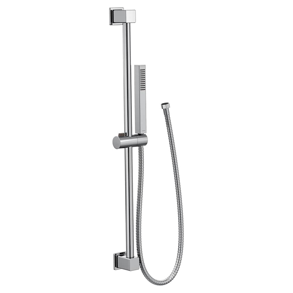 Moen Verso 1.75 GPM Single Function Rain Shower Head Spot Resist Brushed Nickel