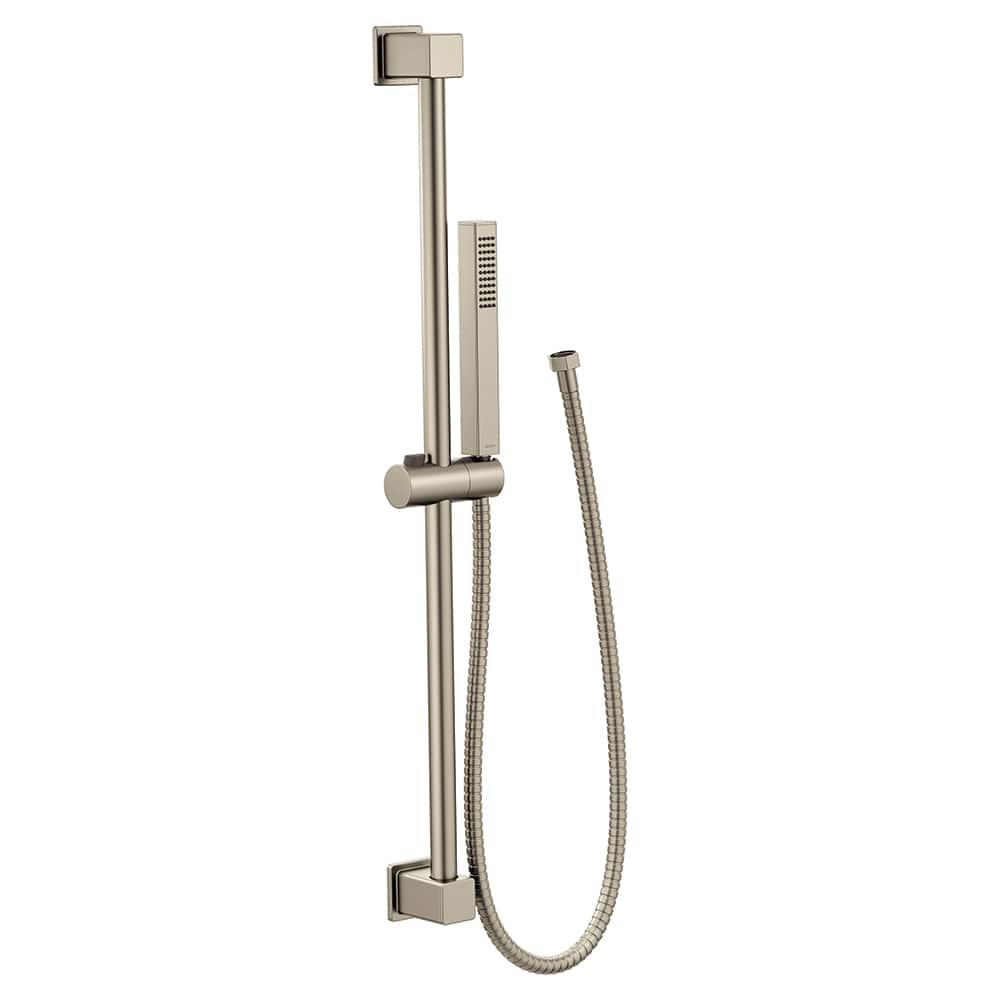 Moen Verso 2.5 GPM Multi Function Square Shower Head with Infiniti™ Dial Brushed Gold