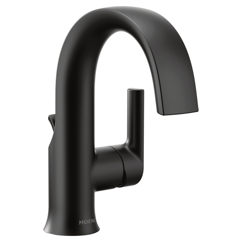 Moen Jase 1.2 GPM Centerset Bathroom Faucet with Pop-Up Drain Assembly Brushed Nickel