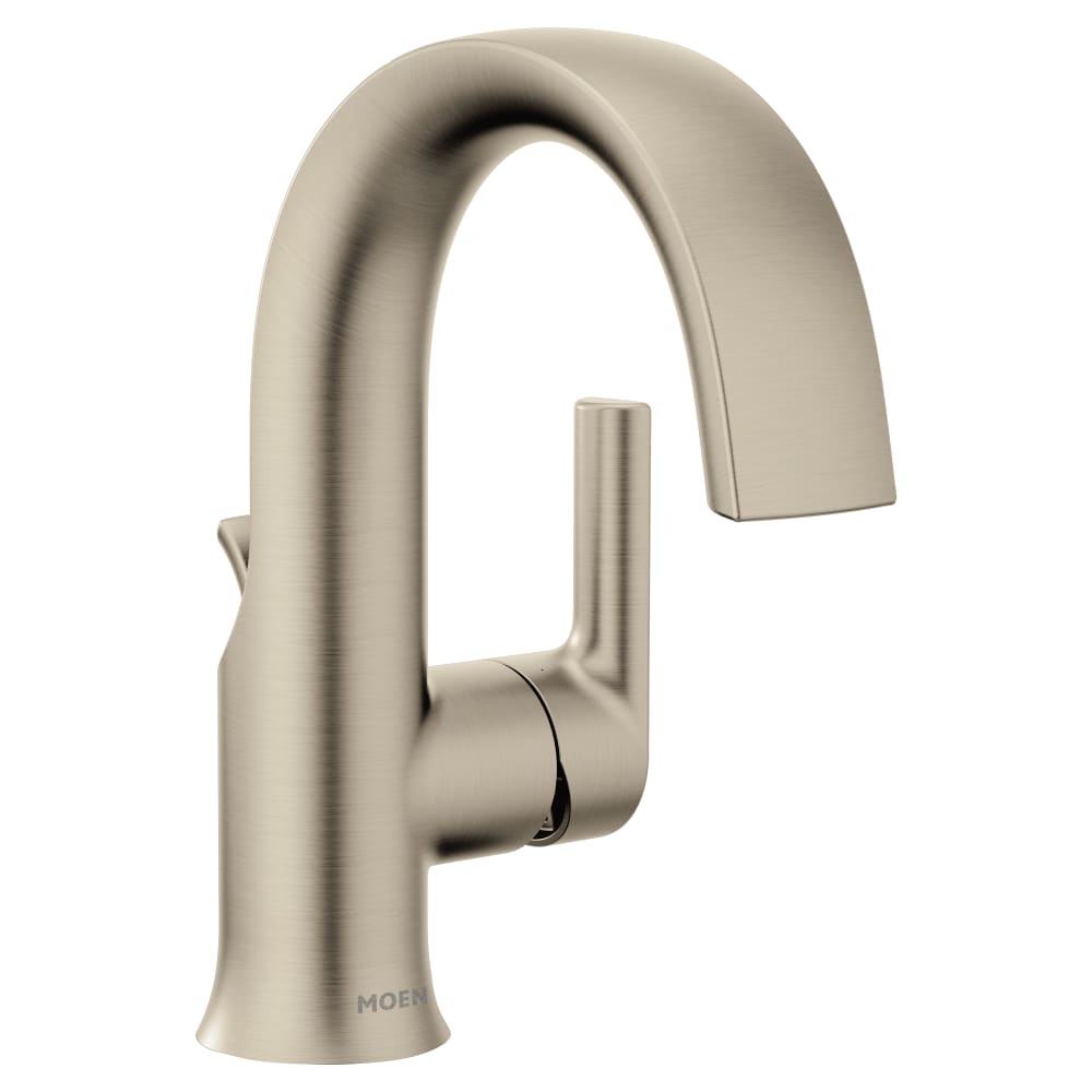 Moen Jase 1.2 GPM Centerset Bathroom Faucet with Pop-Up Drain Assembly Bronzed Gold