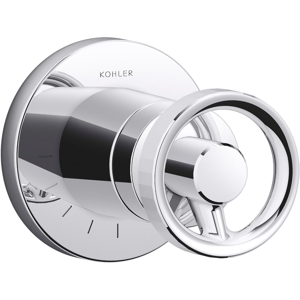 Components Single Function Volume Control Valve Trim Only with Single Knob Handle- Less Rough In