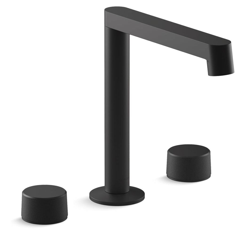 Components 1.2 GPM Widespread Row Spout Bathroom Faucet with Oyl Handles, UltraGlide Technology and Pop-Up Drain Assembly