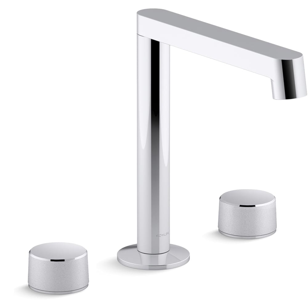 Components 1.2 GPM Widespread Row Spout Bathroom Faucet with Oyl Handles, UltraGlide Technology and Pop-Up Drain Assembly