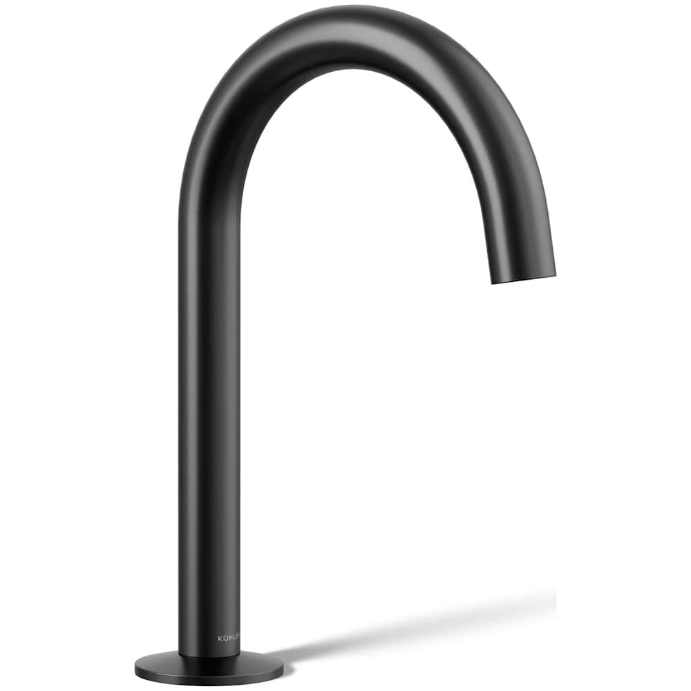 Components 1.2 GPM Widespread Bathroom Faucet with Drain Assembly and Tube Design Spout - Less Handles