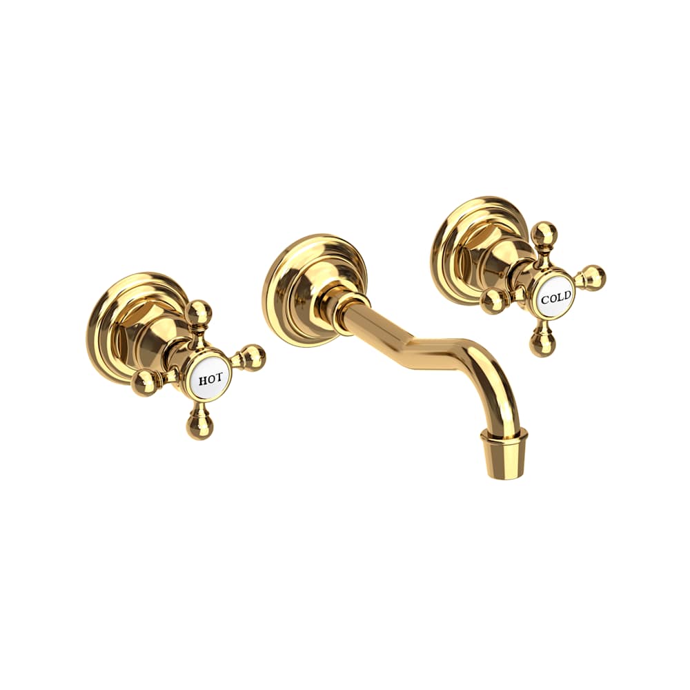 Chesterfield 1.2 GPM Wall Mounted Widespread Bathroom Faucet