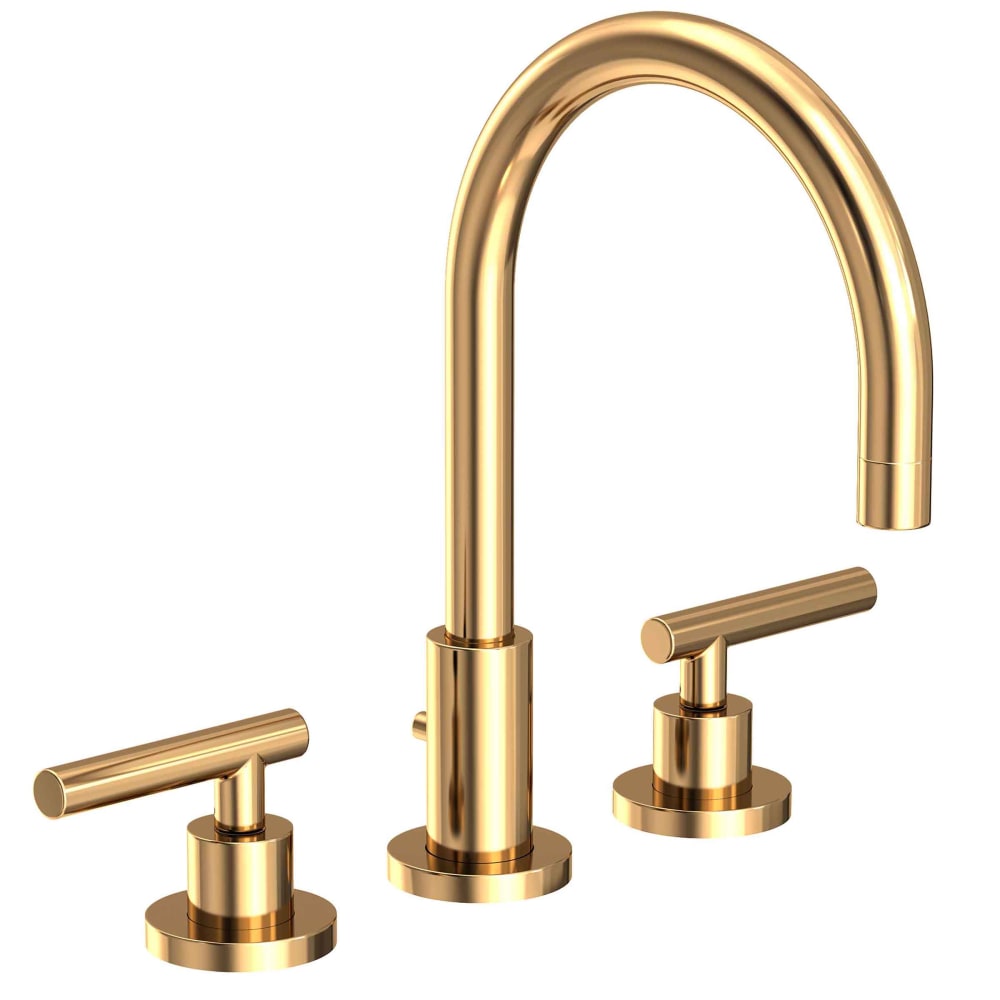 East Linear 1.2 GPM Widespread Bathroom Faucet with Pop-Up Drain Assembly