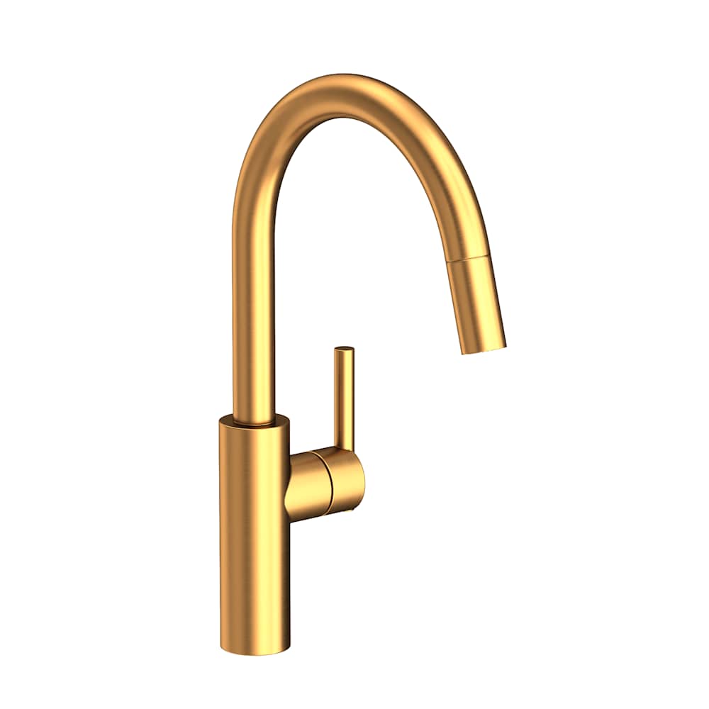 East Linear 1.8 GPM Single Hole Pull Down Kitchen Faucet