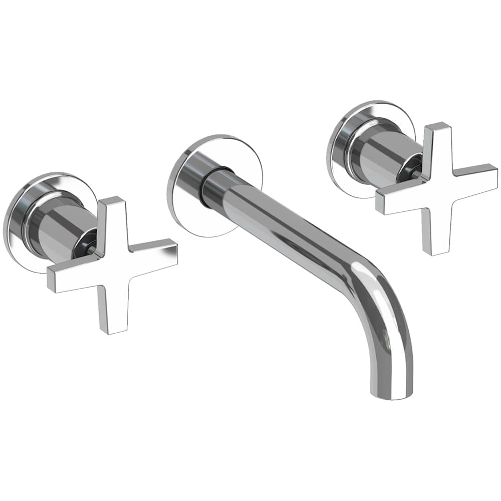 Dorrance 1.2 GPM Wall Mounted Widespread Bathroom Faucet with Cross Handles