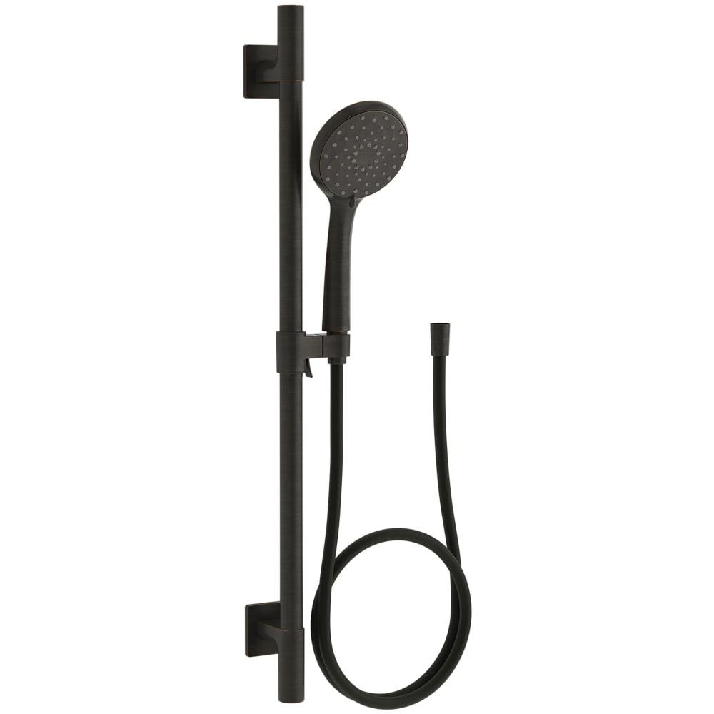 Awaken 1.75 GPM Multi Function Hand Shower Package with MasterClean Sprayface - Includes Slide Bar and Hose