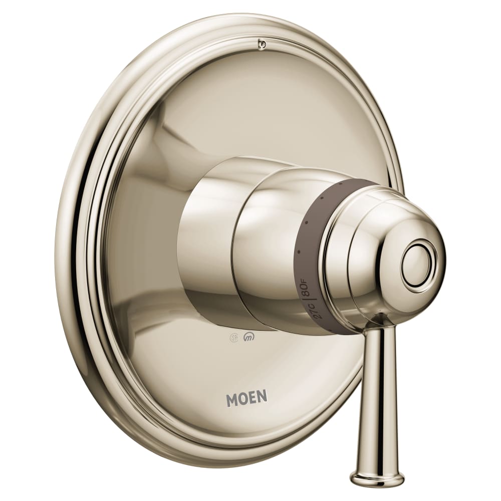 Moen M-POWER 0.5 GPM Single Hole Bathroom Faucet Brushed Nickel