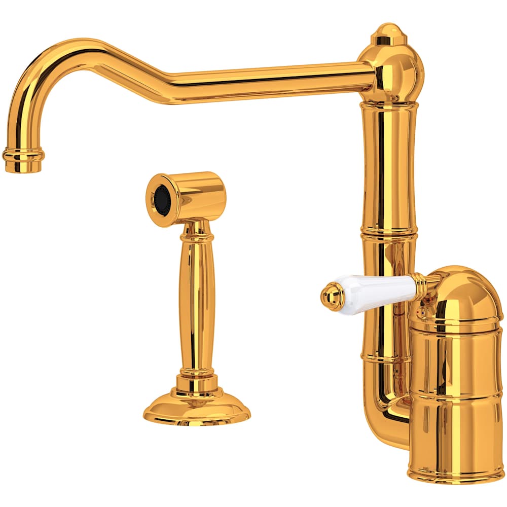 Acqui 1.5 GPM Single Hole Kitchen Faucet - Includes Side Spray