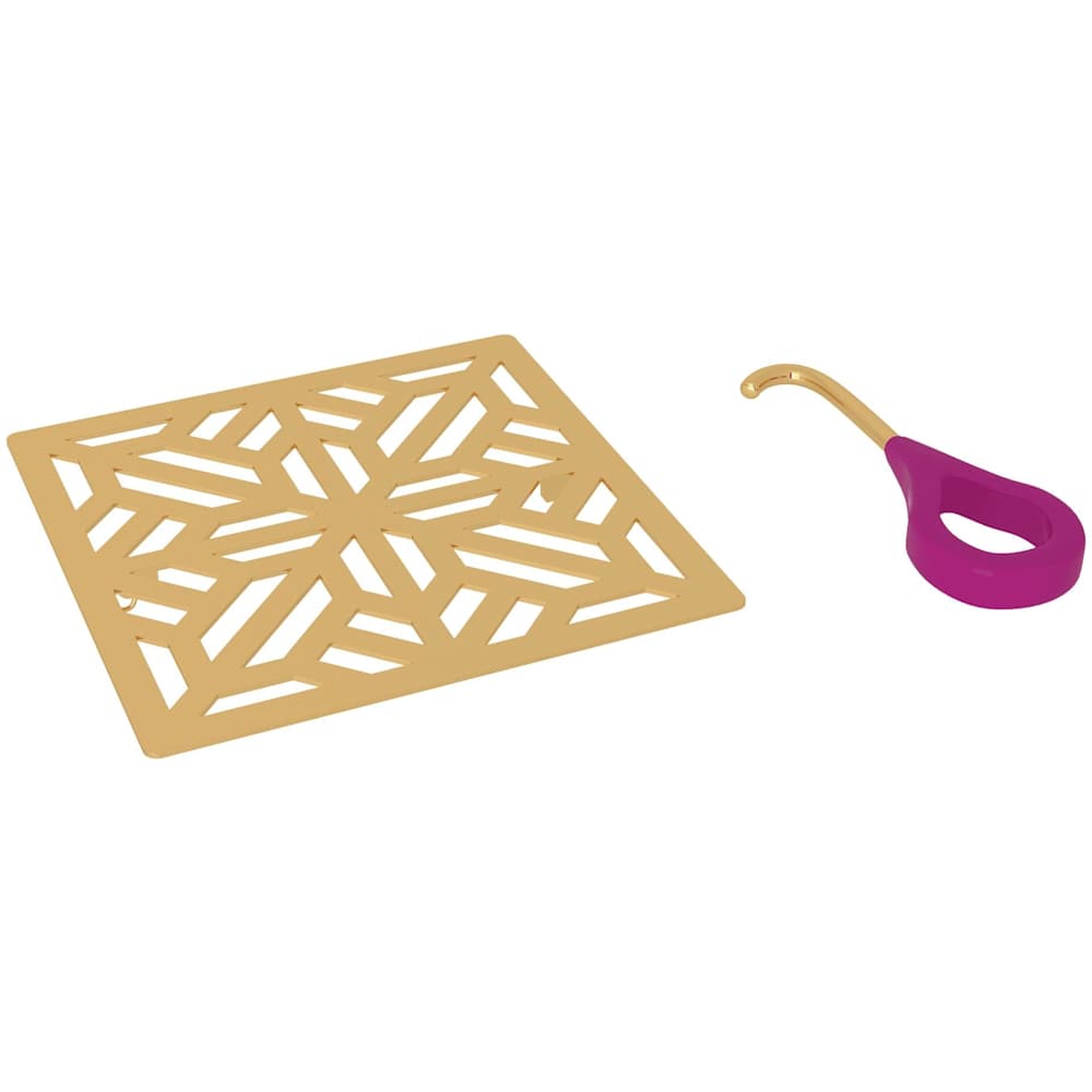 Mosaic 5-1/8" x 5-1/8" Decorative Spa Shower Drain Cover