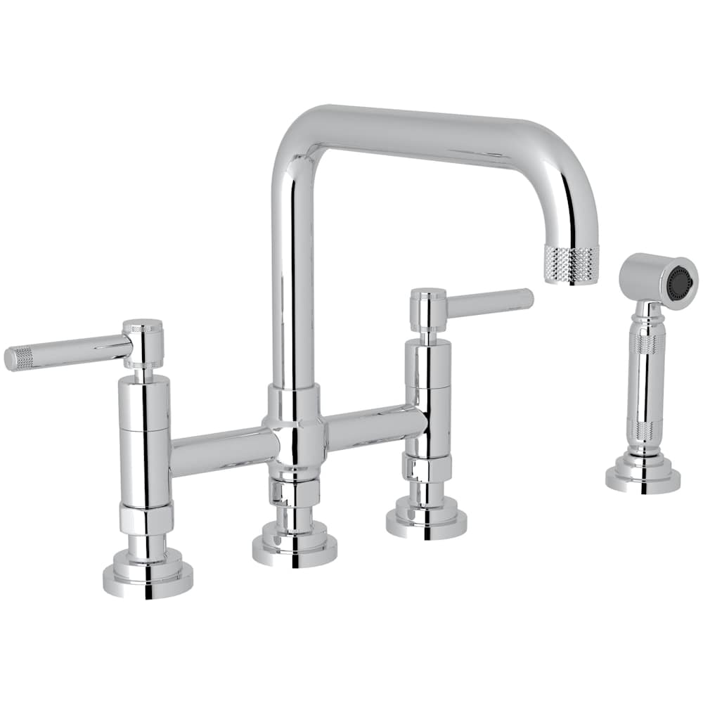 Campo 1.5 GPM Widespread Bridge Kitchen Faucet - Includes Side Spray