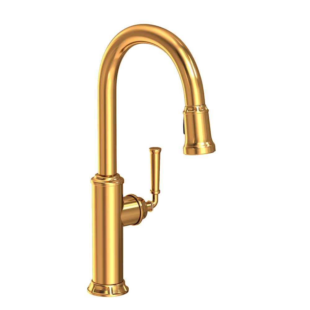 Gavin 1.8 GPM Single Hole Pull Down Kitchen Faucet