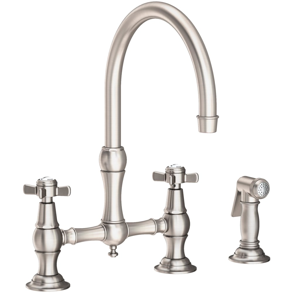 Fairfield 1.8 GPM Widespread Bridge Kitchen Faucet - Includes Side Spray