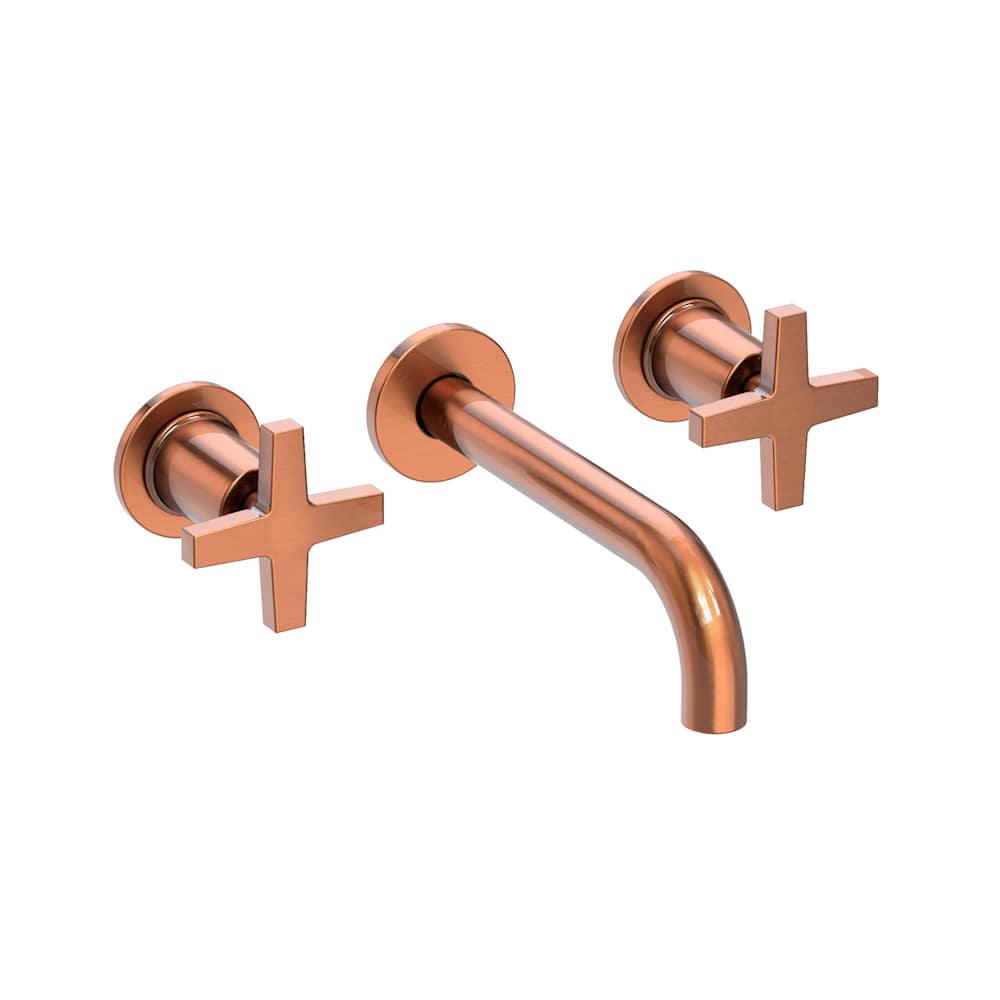Dorrance 1.2 GPM Wall Mounted Widespread Bathroom Faucet with Cross Handles