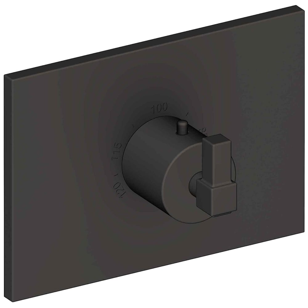 Malvina Thermostatic Valve Trim Only with Single Lever Handle and Diverter Functionality - Less Rough In