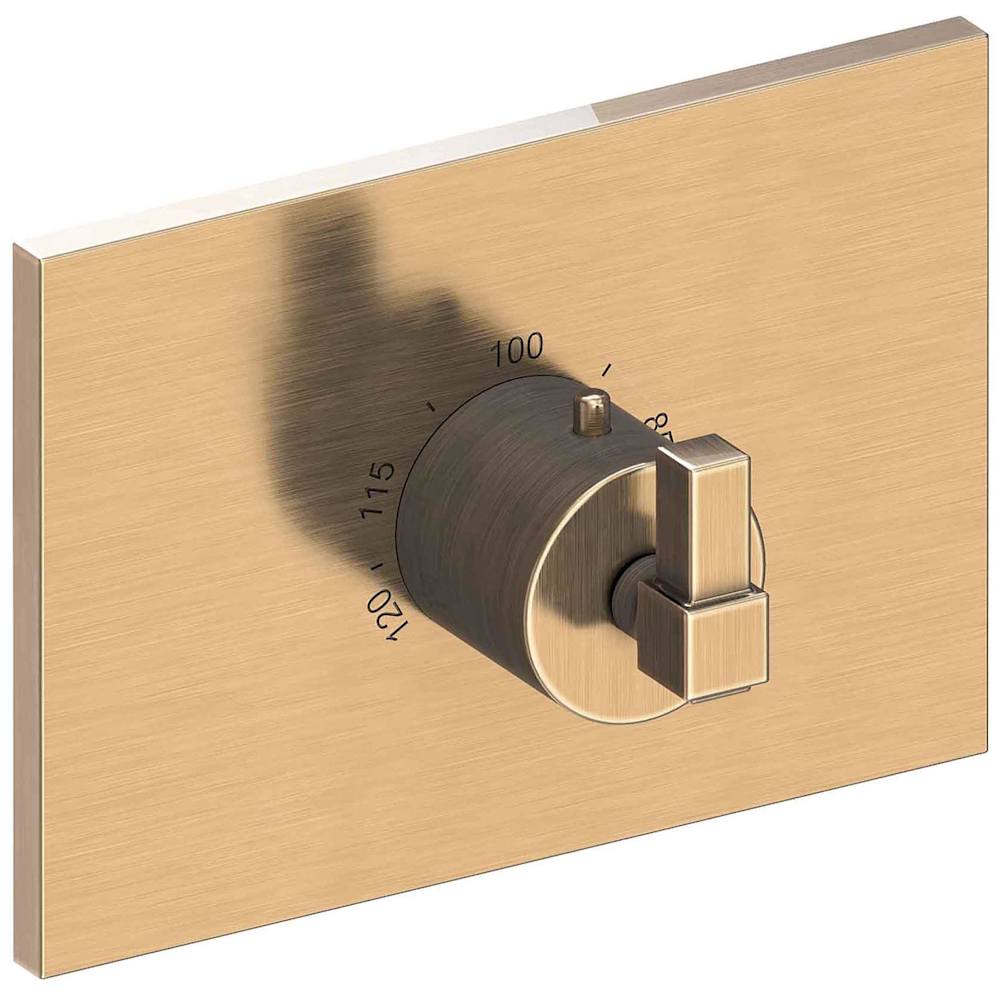 Malvina Thermostatic Valve Trim Only with Single Lever Handle and Diverter Functionality - Less Rough In