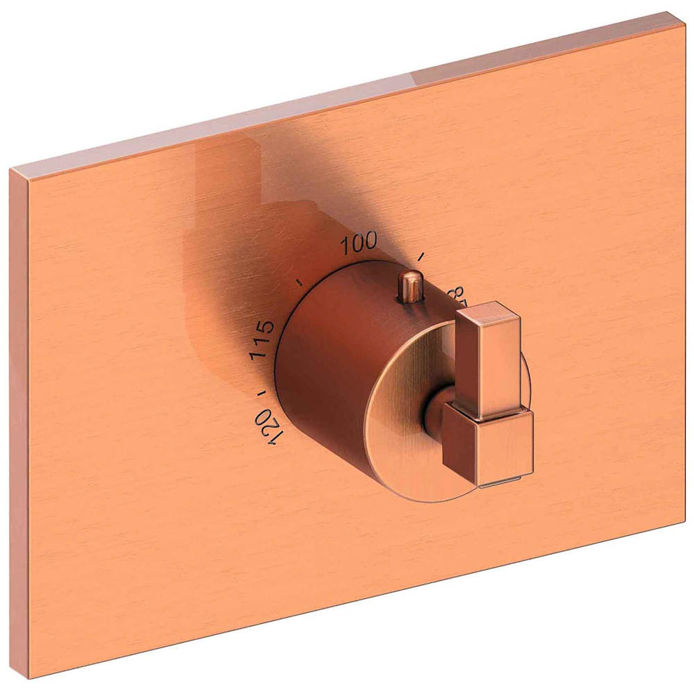 Malvina Thermostatic Valve Trim Only with Single Lever Handle and Diverter Functionality - Less Rough In