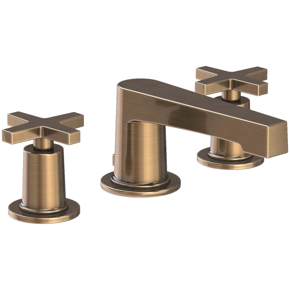 Dorrance 1.2 GPM Widespread Bathroom Faucet with Pop-Up Drain Assembly with Cross Handles