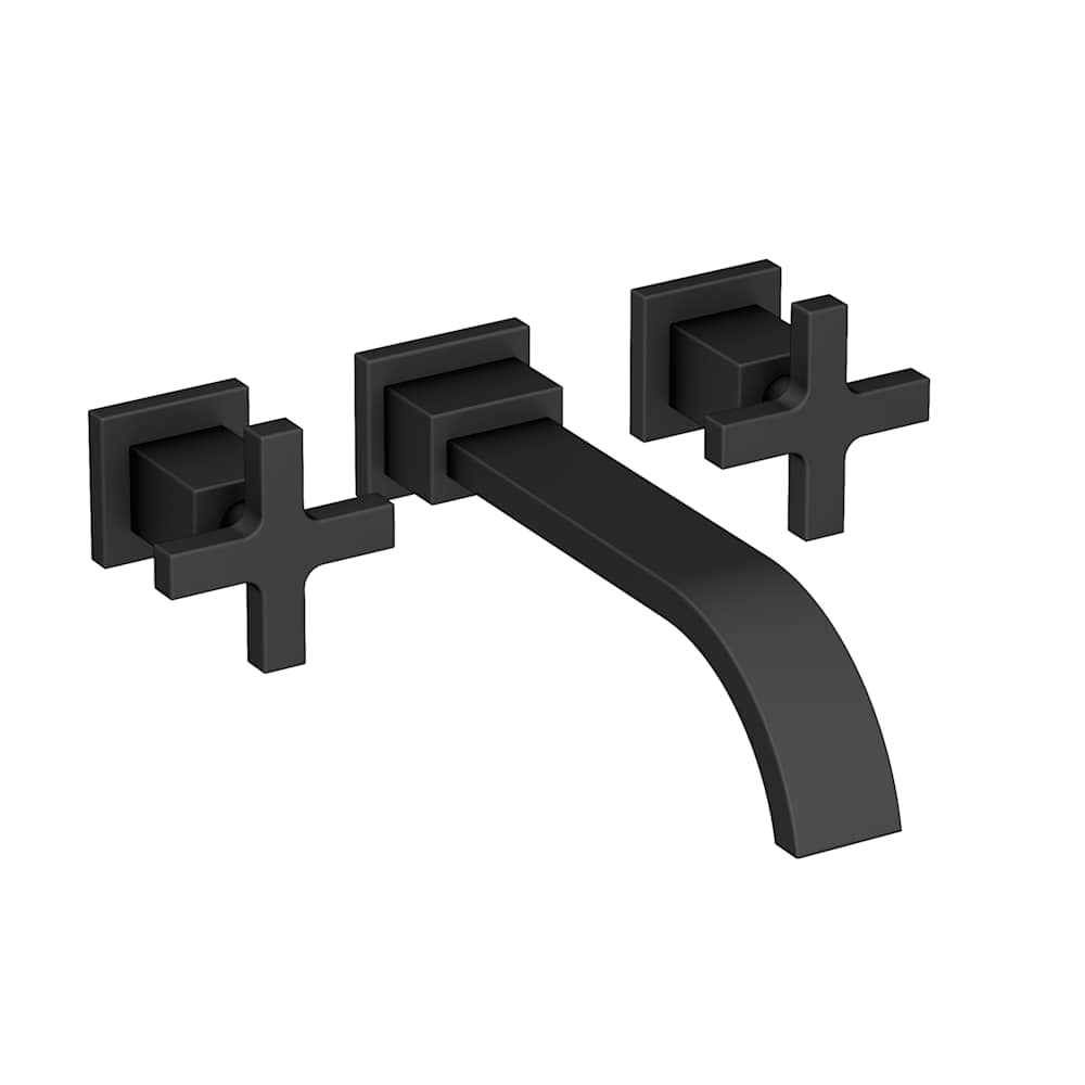 Secant 1.2 GPM Wall Mounted Widespread Bathroom Faucet