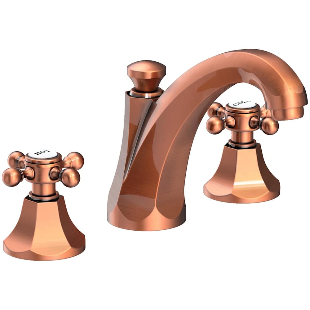 Metropole 1.2 GPM Widespread Bathroom Faucet with Pop-Up Drain Assembly and Cross Handles
