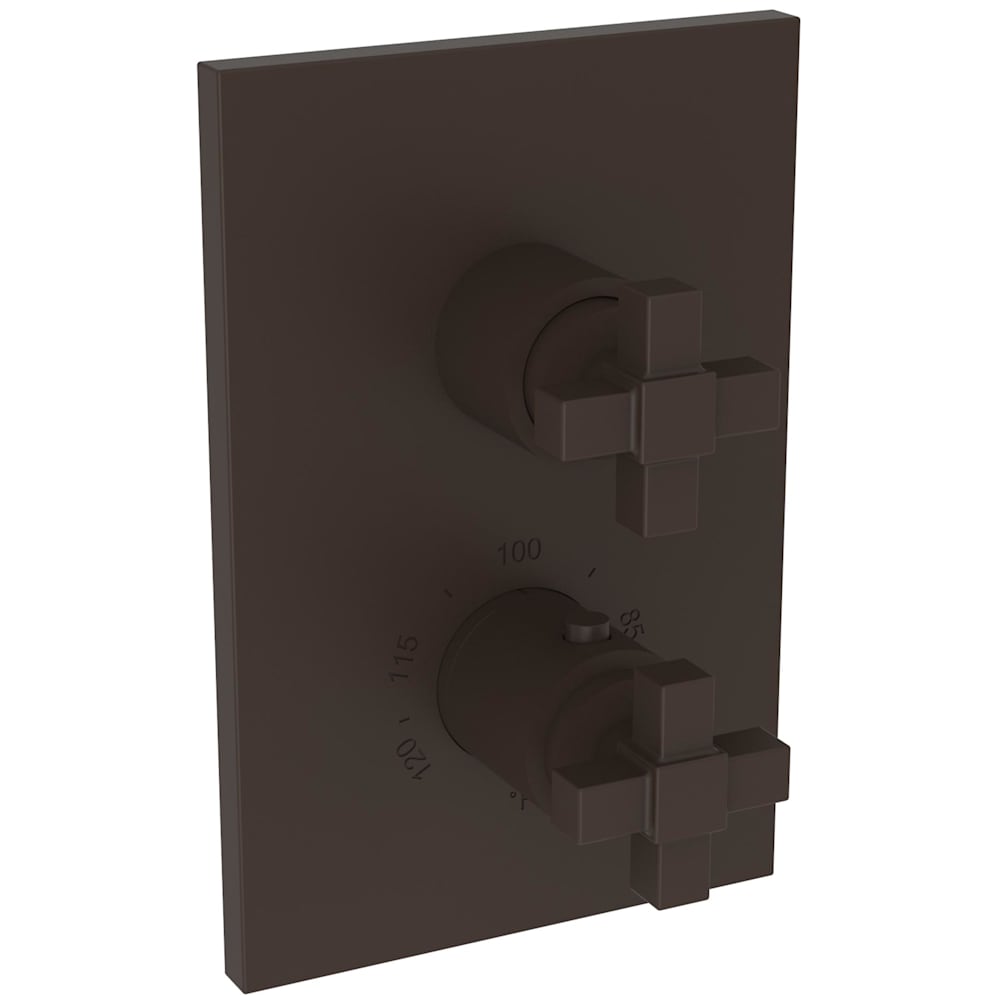 Malvina Thermostatic Valve Trim Only with 2 Cross Handles - Less Rough In