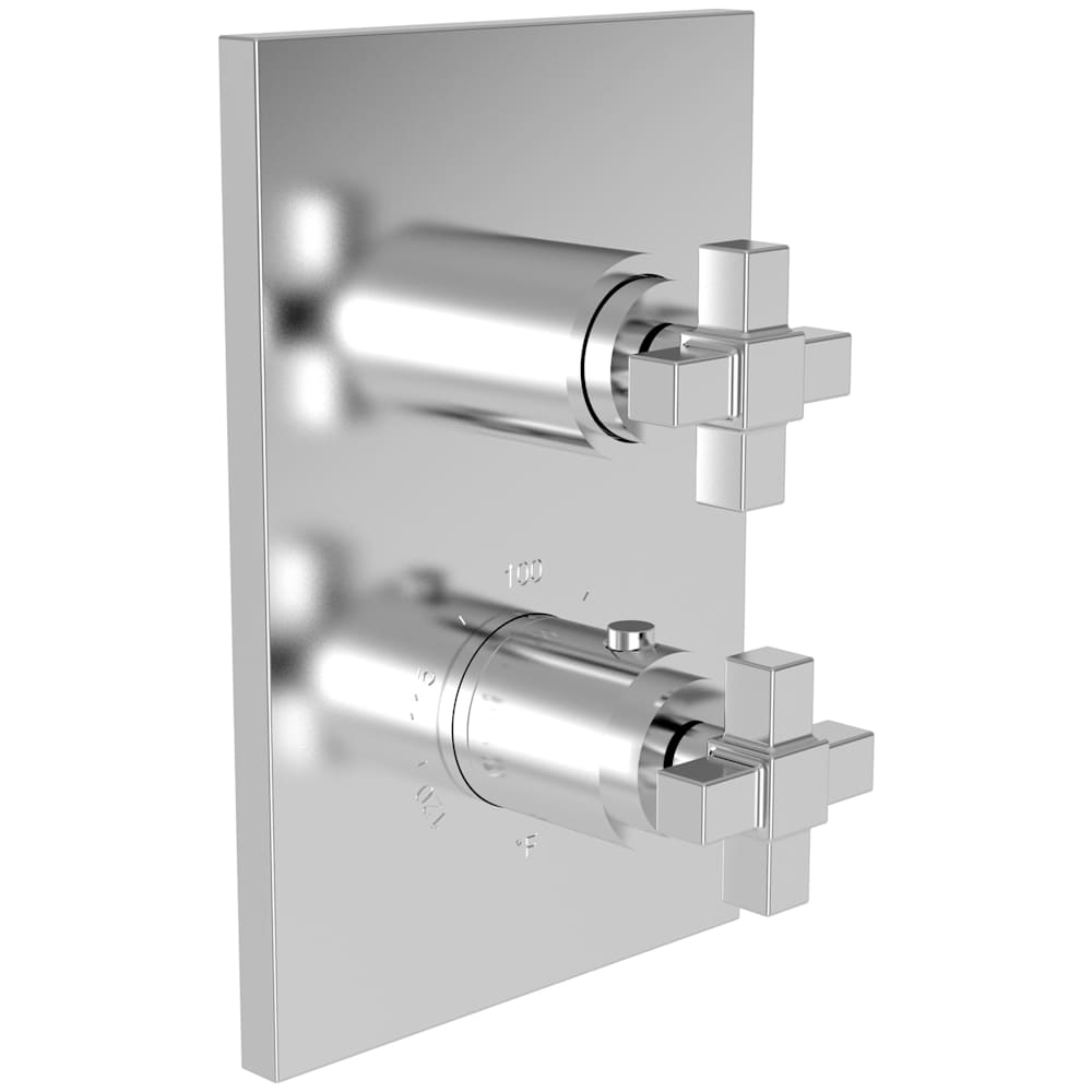 Malvina Thermostatic Valve Trim Only with 2 Cross Handles - Less Rough In