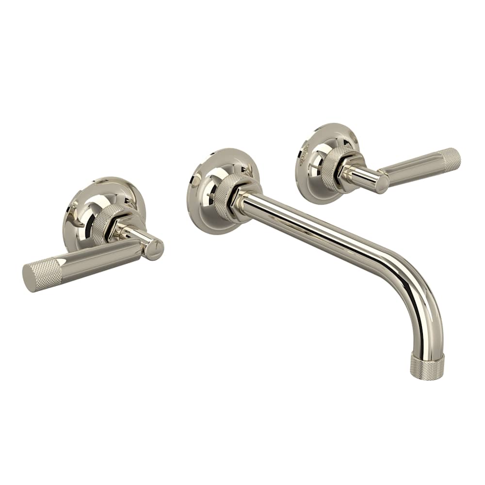 Graceline 1.2 GPM Wall Mounted Widespread Bathroom Faucet