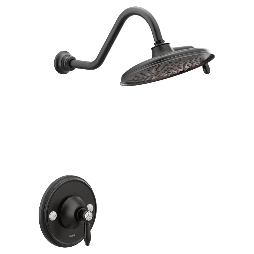 Moen Isabel 9 inch Multi Function Shower Head Only with 1/2 Inch Connection Nickel