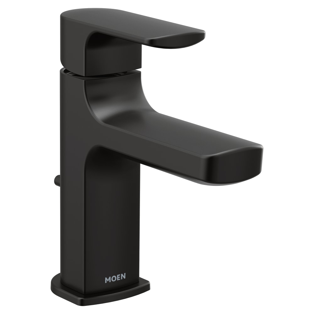 Moen Rizon Single-Handle Low Arc Bathroom Faucet Matte Black