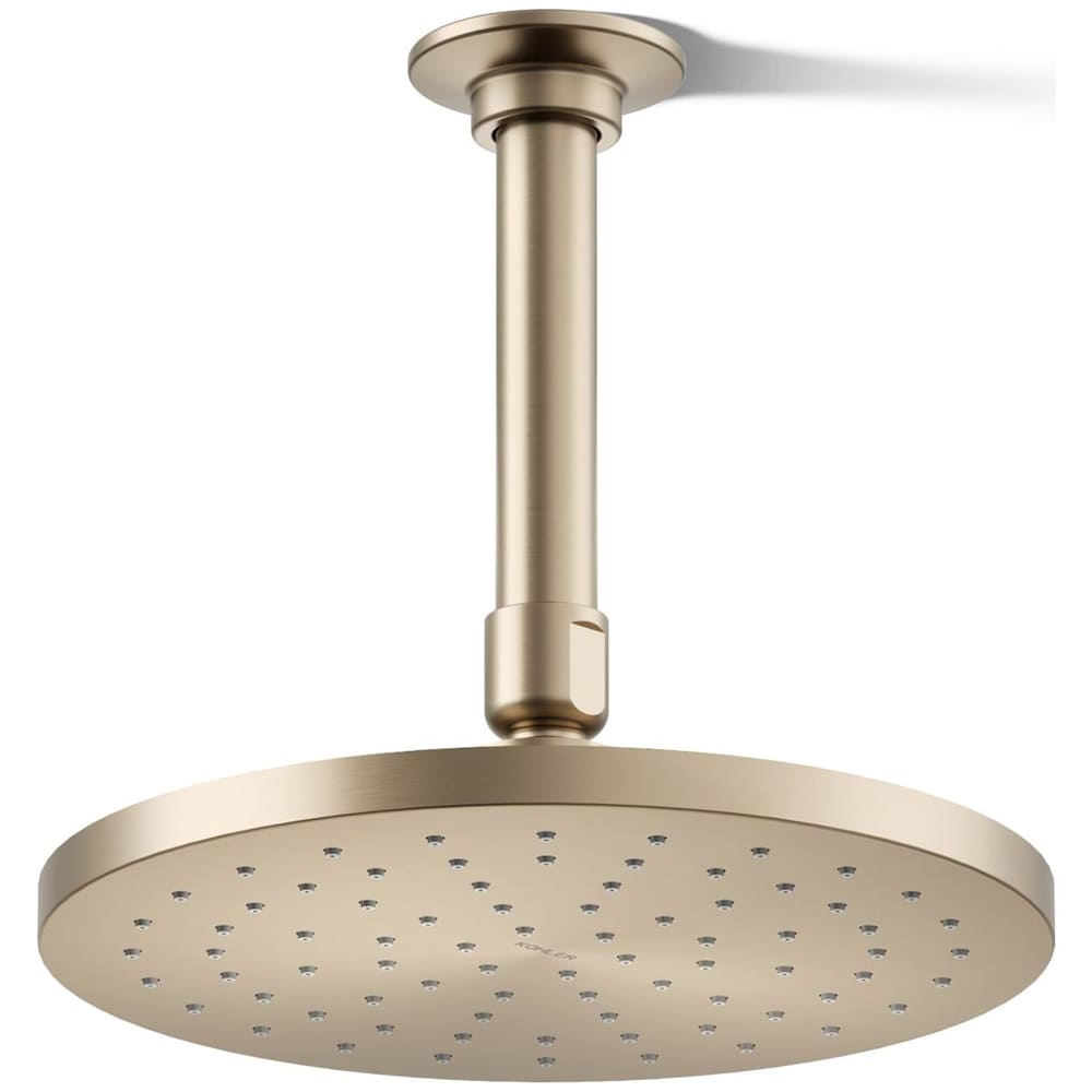 Contemporary Round 8" Single Function 1.75 GPM Rainhead with MasterClean Sprayface and Katalyst Air-Induction Technology