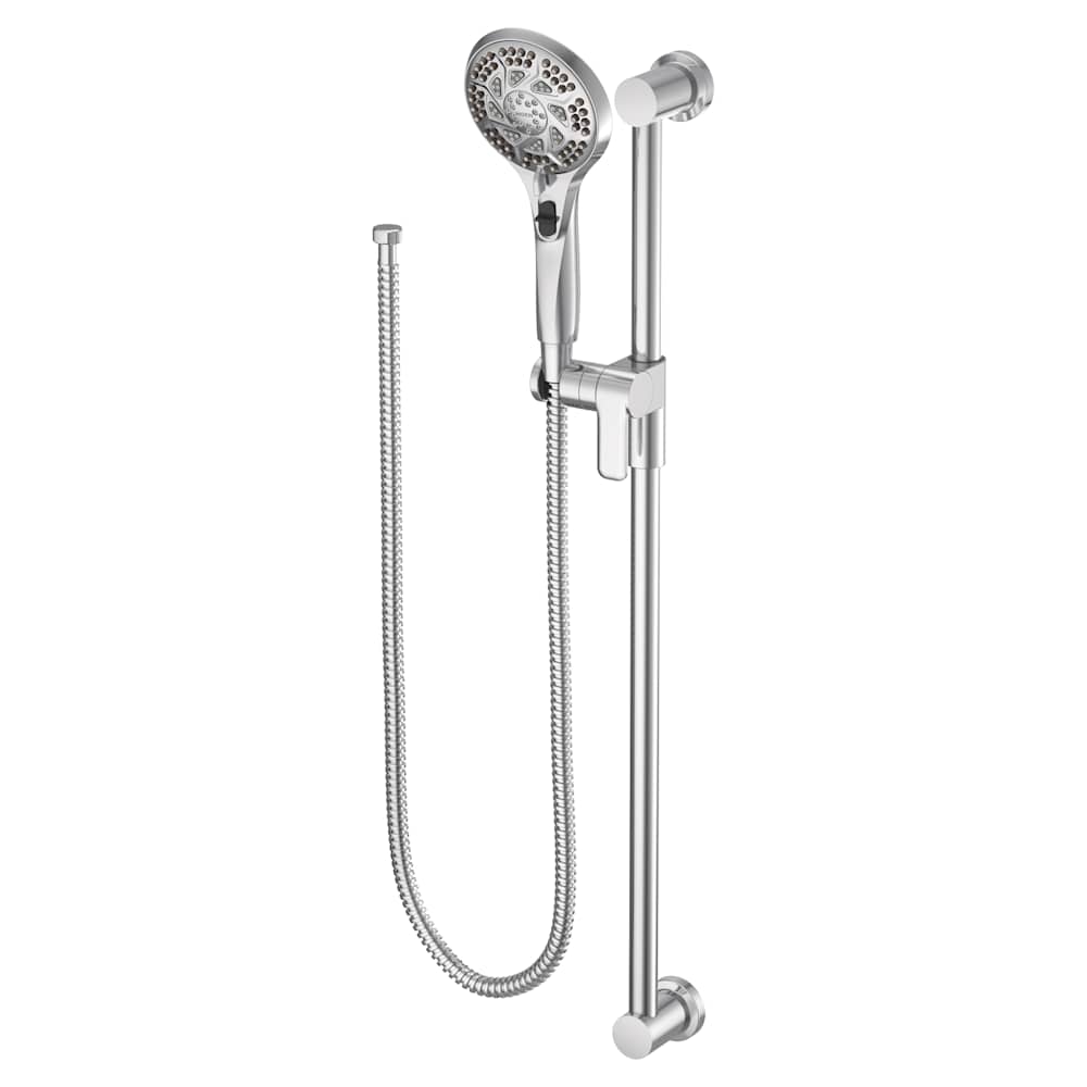 Moen 1.75 GPM Multi-Function Hand Shower Package - Includes Slide Bar and Hose Chrome