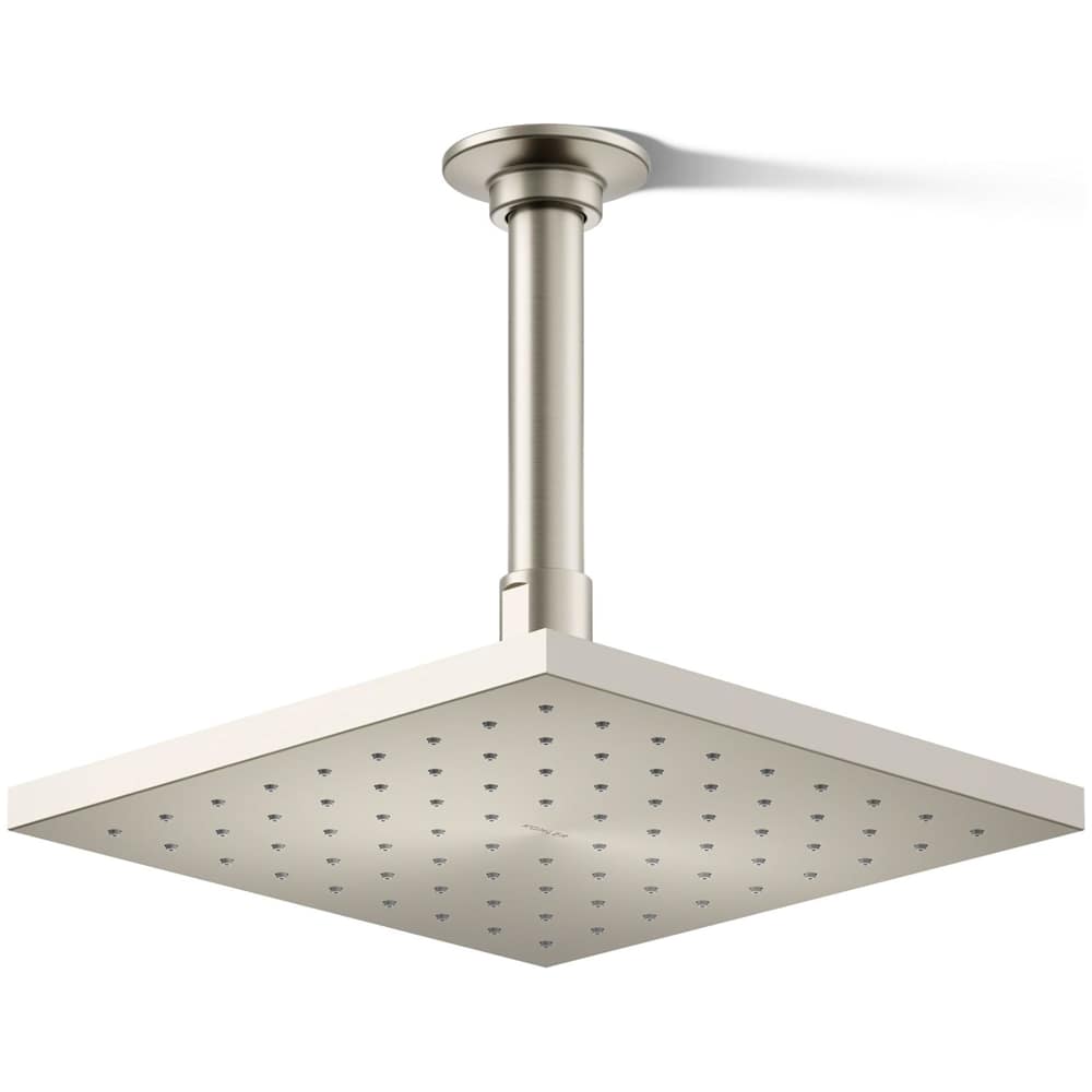 Contemporary Square 8" Single Function 1.75 GPM Rainhead with MasterClean Sprayface and Katalyst Air-Induction Technology