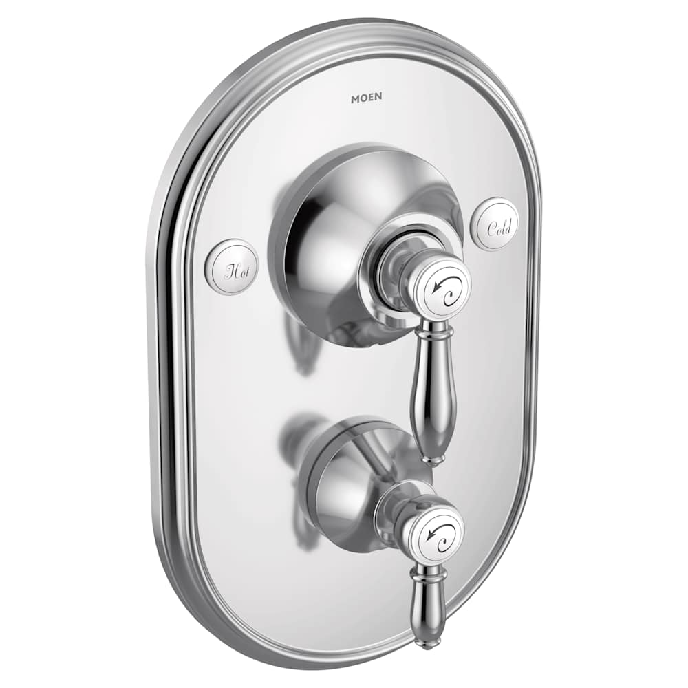 Moen 1/2 Inch IPS (NPT) / Sweat (Copper-to-Copper) Body Spray Rough-In Valve (Set of 3) N/A