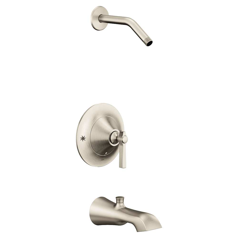 Moen Weymouth 6 3/4" Wall Mounted Tub Spout with 1/2" Slip Fit Connection (With Diverter) Oil Rubbed Bronze