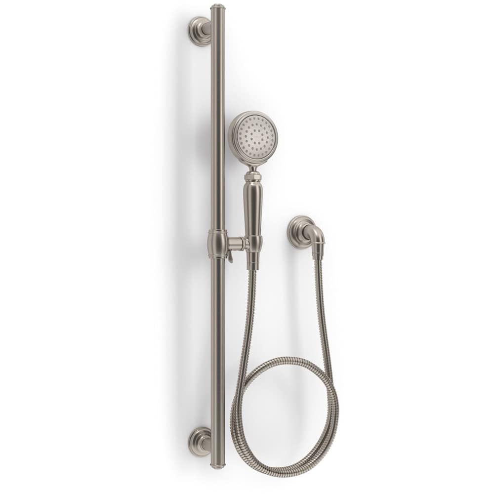 Artifacts 2.0 GPM Single-Function Handshower Kit with MasterClean - Includes Slidebar, Hose, and Wall Supply