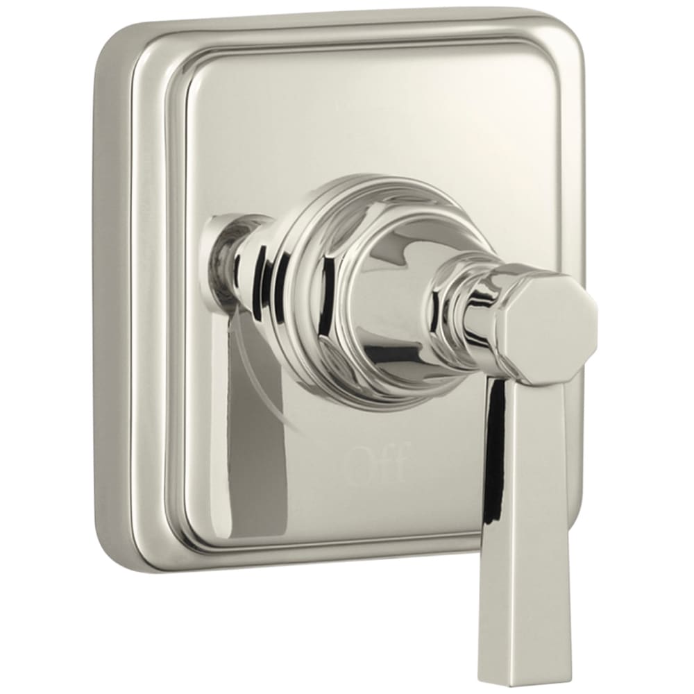 Pinstripe Single Handle Volume Control Trim with Metal Lever Handle